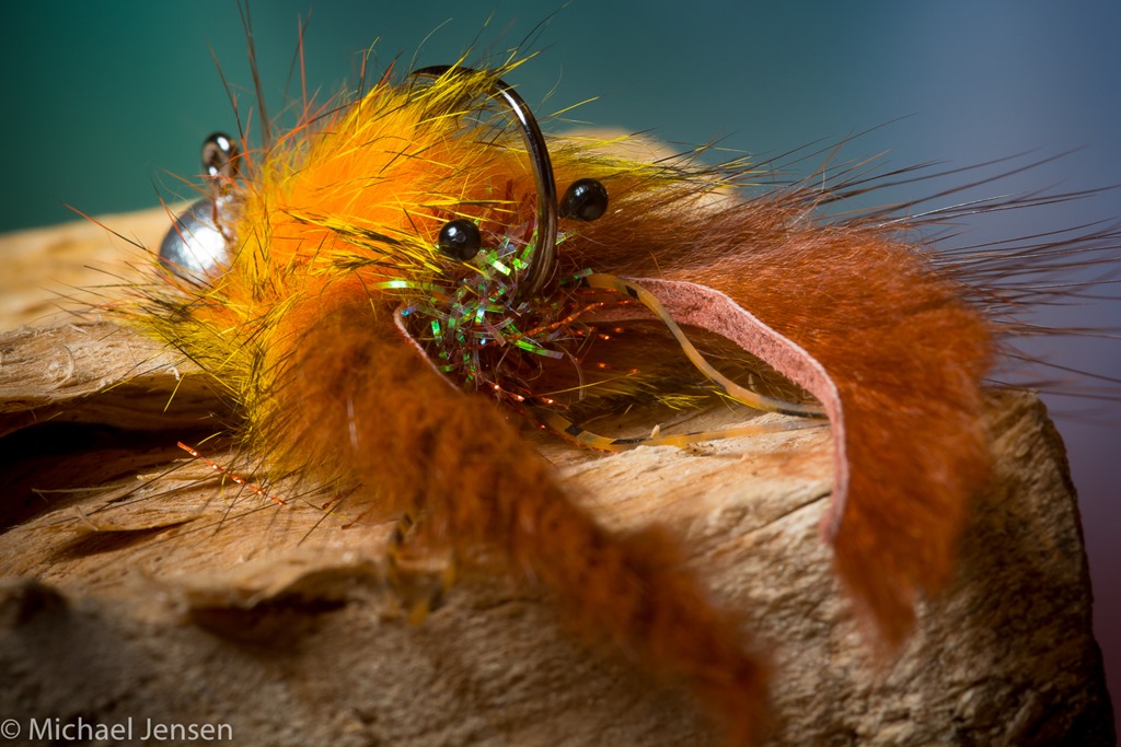 Golden Crawdad Jig - for crayfish eating predators - Michael