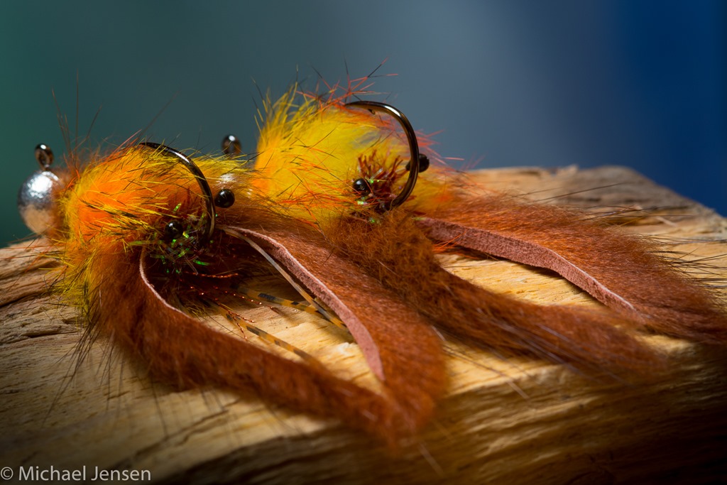 Golden Crawdad Jig - for crayfish eating predators - Michael Jensens Angling