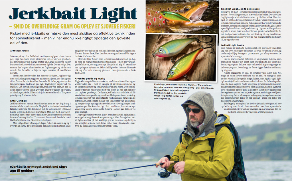 Jerkbait Light – new theme on my blog and  channel - Michael Jensens  Angling