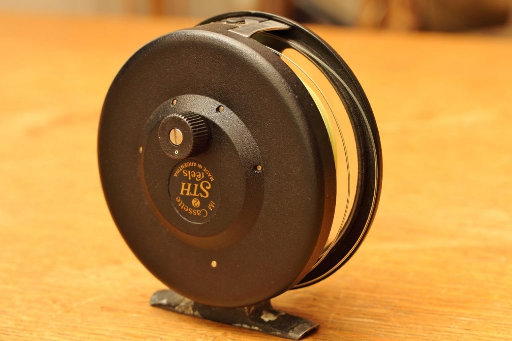 STH Airweight LDM Fly Fishing Reel. Lever Drag. Made in Argentina.