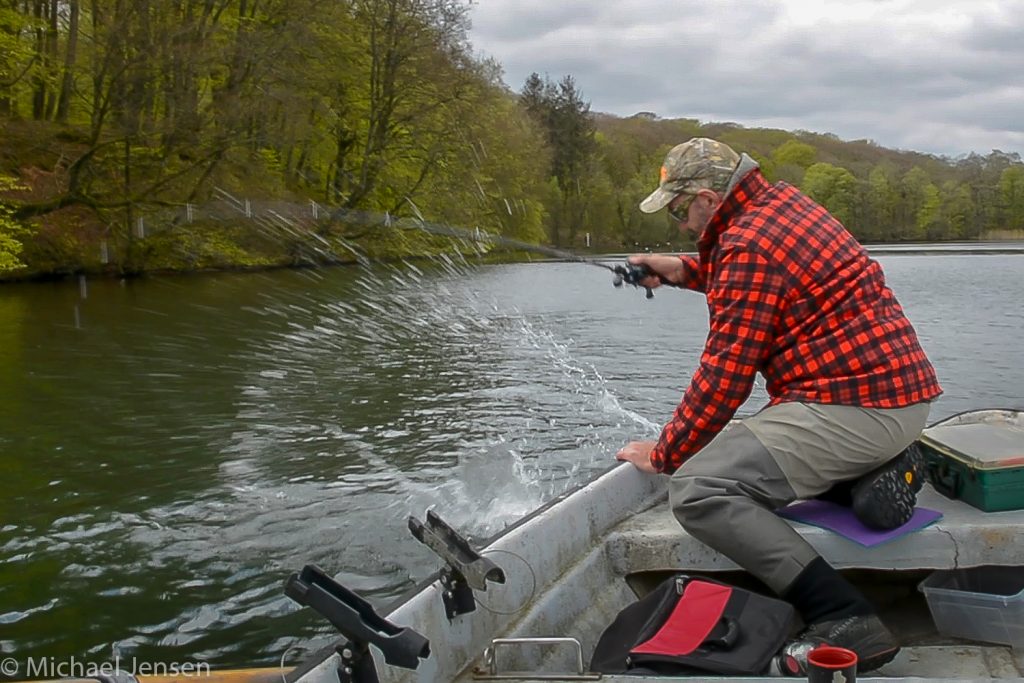 Michael Jensen landing a pike