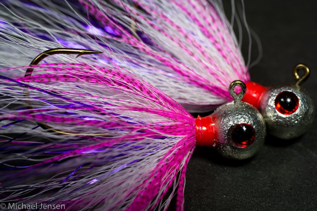 The Blushing Blonde Jig - a reverse tied Classic Bucktail Jig