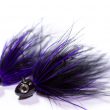 Black & Purple marabou Jig