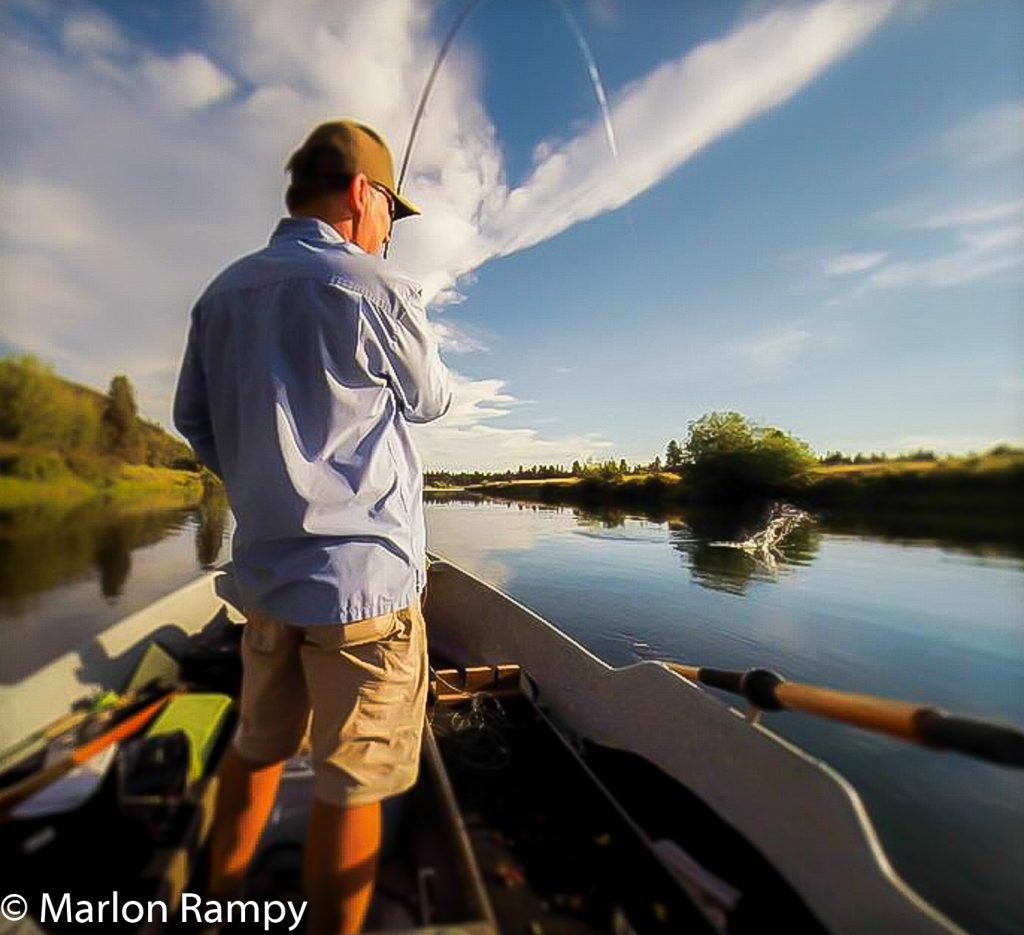 Marlon Rampy on Williamson River