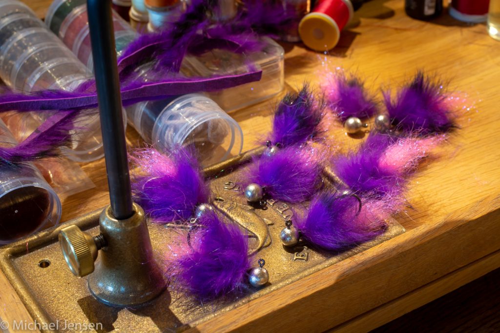 Purple Zonker/Bunny Firetail Jig