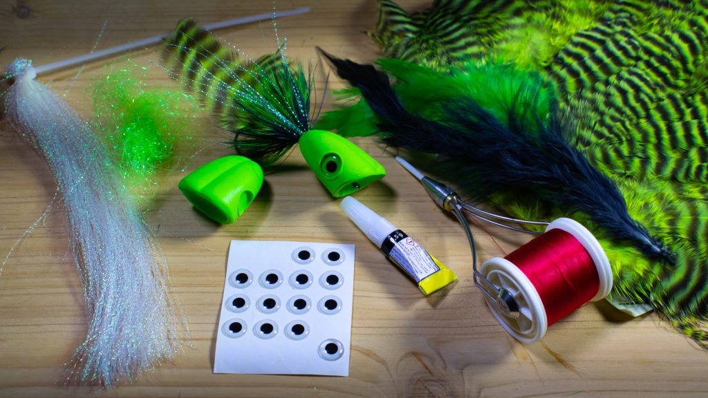 Materials for the Green Frog Popper