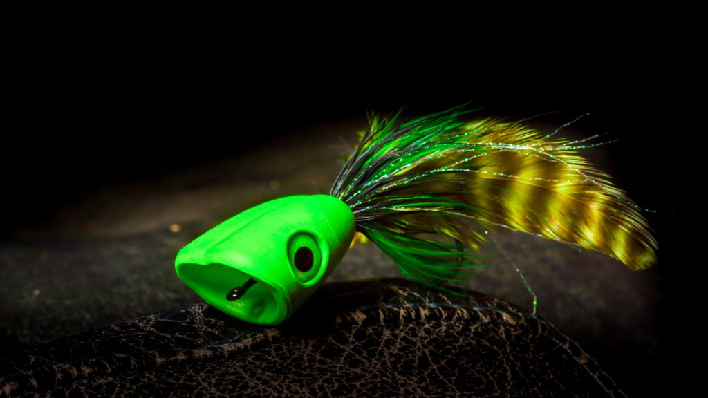 Green Frog Popper - tied by Michael Jensen